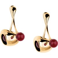 Earrings Breil Woman Red in Steel Rubino TJ1863